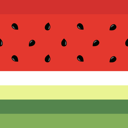 Minimalist watermelon high quality seamless pattern. Cute seamless pattern with watermelons. Vector background. Good for wallpaper, invitation cards, textile print. Vector trendy illustrationsのイラスト素材