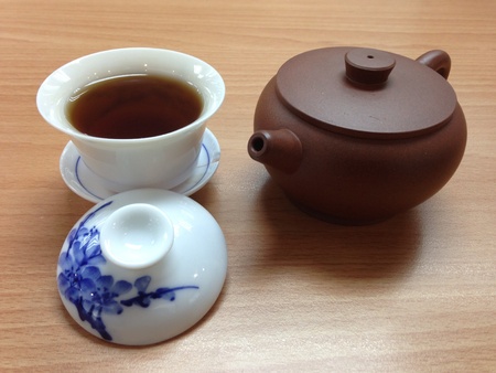 A cuppa warm chinese tea の素材