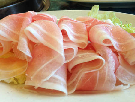Slices of porkの素材