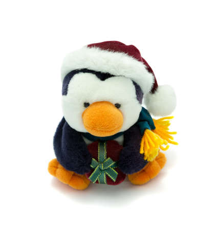 Festive penguinの写真素材