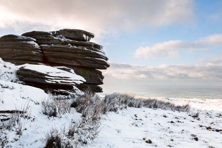 High Willhays Dartmoor Devon Ukの写真素材