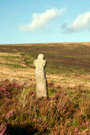 Bennetts Cross Dartmoor Devon Ukの写真素材