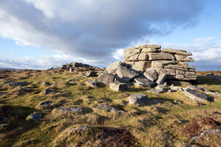 Top Tor Dartmoor Devon UKの写真素材