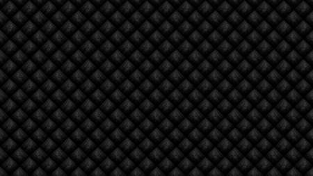 Dark black Geometric grid Carbon fiber background Modern dark abstract seamless textureの写真素材