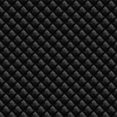 Dark black Geometric grid Carbon fiber background Modern dark abstract seamless textureの写真素材