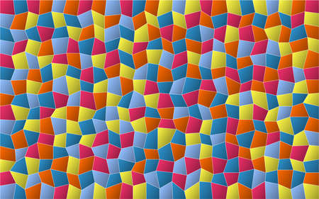 Geometric grid background Modern colorful abstract multicolored texture Seamless patternのイラスト素材