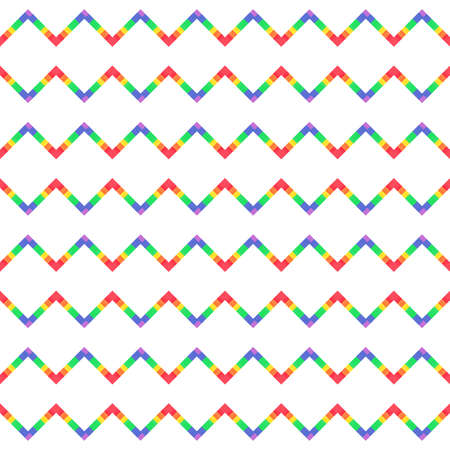 Geometric grid background Modern colorful abstract multicolored texture Seamless patternのイラスト素材