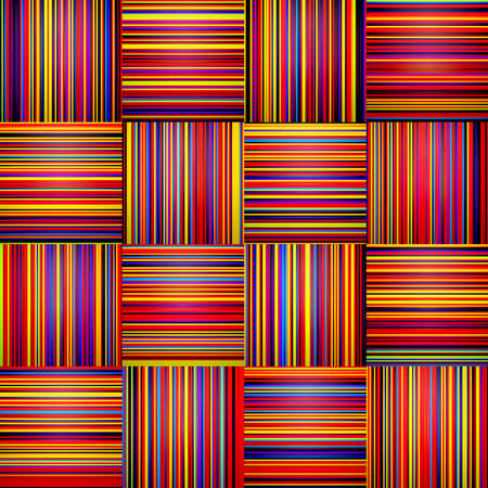Geometric grid background Modern colorful abstract multicolored texture Seamless patternのイラスト素材