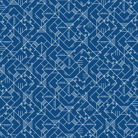 Geometric grid background Modern colorful abstract multicolored texture Seamless patternのイラスト素材