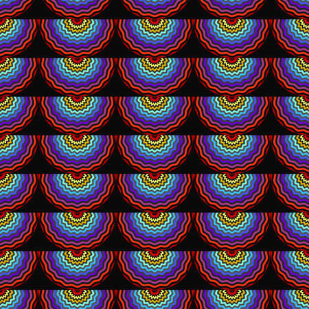 Geometric grid background Modern colorful abstract multicolored texture Seamless patternのイラスト素材