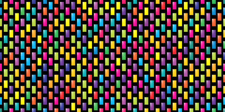 Geometric grid background Modern colorful abstract multicolored texture Seamless patternのイラスト素材