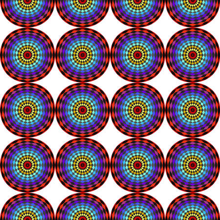 Geometric grid background Modern colorful abstract multicolored texture Seamless patternのイラスト素材