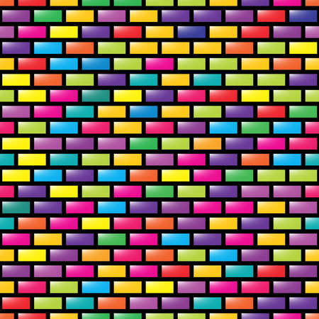 Geometric grid background Modern colorful abstract multicolored texture Seamless patternのイラスト素材