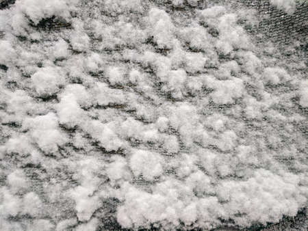 Texture of fresh snowy cloth Winter snow texture backgroundの写真素材
