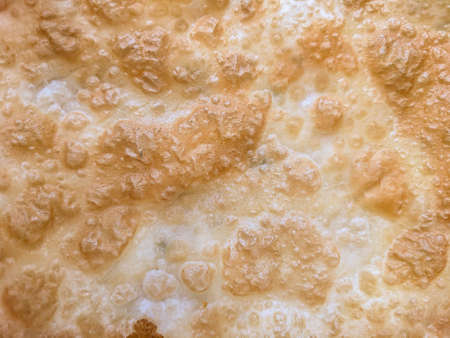 Crimean fried pastie close up texture Food photographyの写真素材
