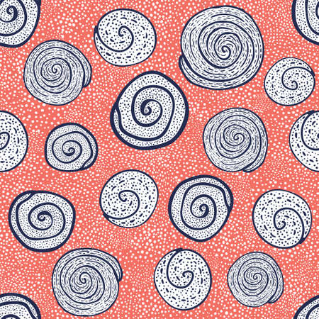 Abstract scribble Hand drawn scrawl sketch Chaos doodle seamless patternの写真素材