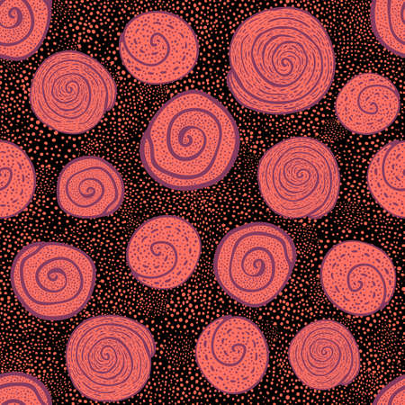 Abstract scribble Hand drawn scrawl sketch Chaos doodle seamless patternの写真素材