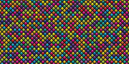 Geometric grid background Modern colorful abstract multicolored texture Seamless patternの写真素材