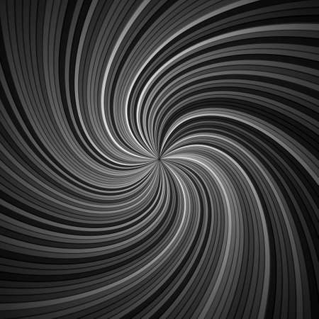 Black and white Swirling radial background Helix rotation rays Helix pattern Sun light beamsの写真素材