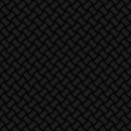 Dark black Geometric grid Carbon fiber background Modern dark abstract seamless textureの写真素材