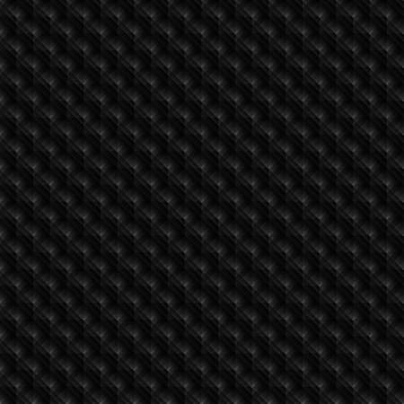 Dark black Geometric grid Carbon fiber background Modern dark abstract seamless textureの写真素材