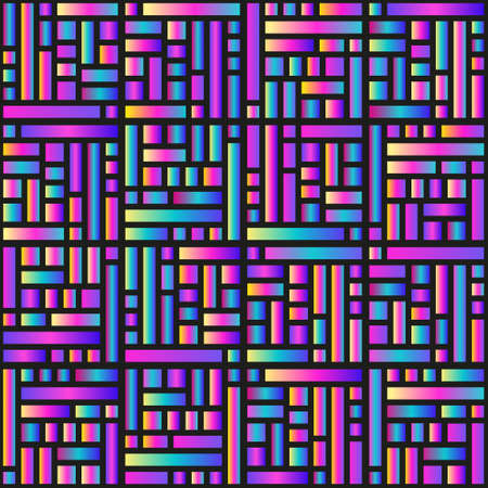 Geometric grid background Modern colorful abstract multicolored texture Seamless patternの写真素材