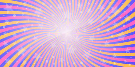 Swirling radial background Helix rotation rays Helix pattern Sun light beams With dotsの写真素材