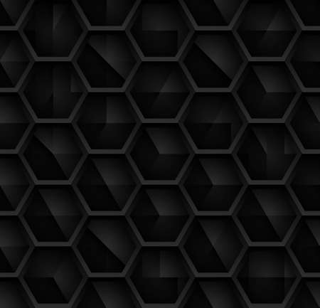 Abstract hexagonal background geometric grid seamless patternの写真素材
