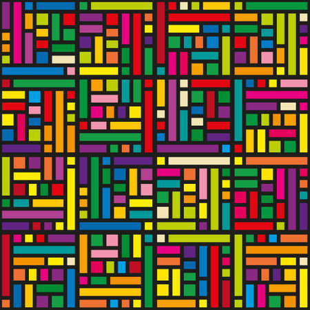 Geometric grid background Modern colorful abstract multicolored texture Seamless patternの写真素材