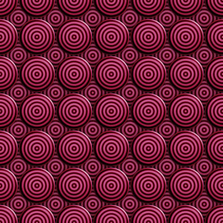 Colorful Seamless geometric pattern with ringsの写真素材
