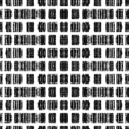 Monochrome hand drawn grunge texture background seamless patternの写真素材