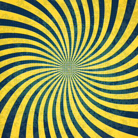 Swirling radial background Helix rotation rays Helix pattern Sun light beams With dotsの写真素材