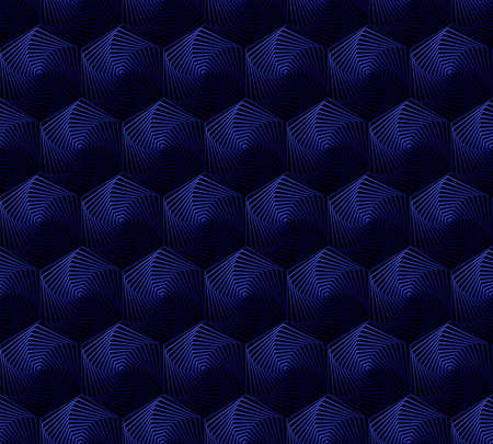 Abstract hexagonal background geometric grid seamless patternの写真素材