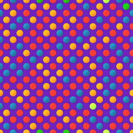Colorful Hand drawn abstract background Polka dot pattern Dotworkの写真素材