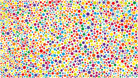 Colorful Hand drawn abstract background Polka dot pattern Dotworkの写真素材
