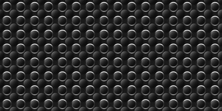 Black and white Seamless geometric pattern with ringsの写真素材