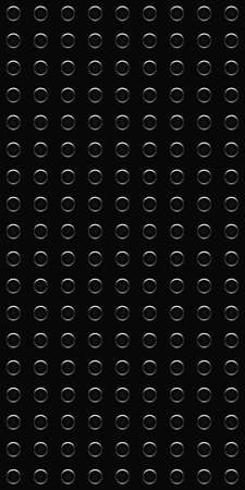 Black and white Seamless geometric pattern with ringsの写真素材