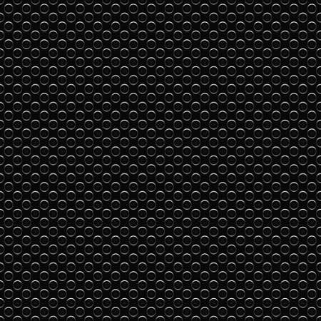 Black and white Seamless geometric pattern with ringsの写真素材