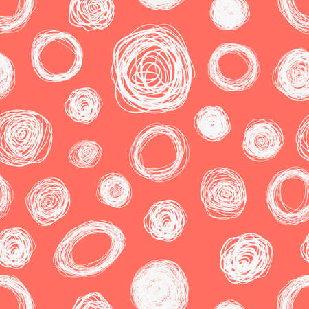 Abstract scribble Hand drawn scrawl sketch Chaos doodle seamless patternの写真素材