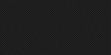 Dark black Geometric grid Carbon fiber background Modern dark abstract seamless textureの写真素材