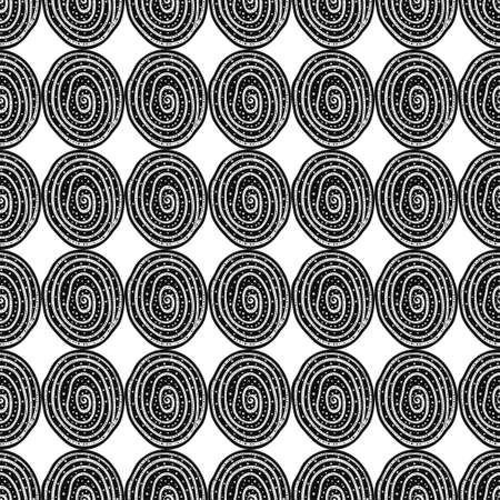 Abstract scribble Hand drawn scrawl sketch Chaos doodle seamless patternの写真素材