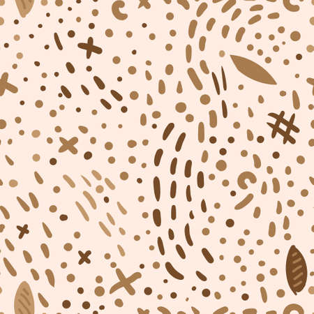 Abstract ink painting seamless pattern texture Hand drawn artwork background