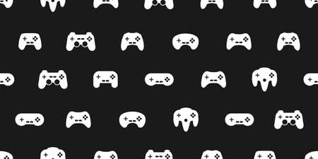 Video game controller gamepad background Gadgets and devices seamless pattern