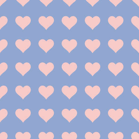 Hearts seamless pattern Grunge Hand drawn Valentine's day backgroundの写真素材