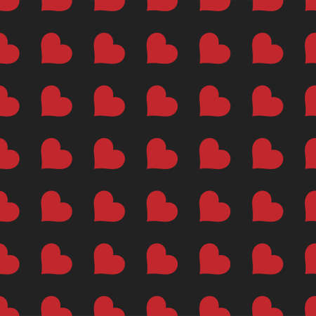 Hearts seamless pattern Grunge Hand drawn Valentine's day backgroundの写真素材