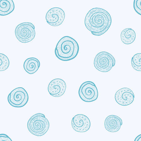 Abstract scribble Hand drawn scrawl sketch Chaos doodle seamless patternの写真素材