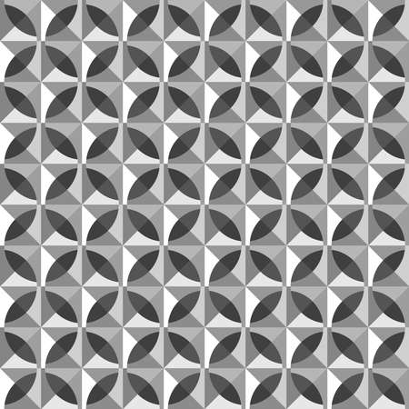 Dark black mosaic abstract seamless geometric grid background textureのイラスト素材