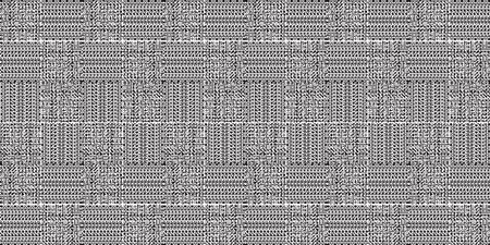 Monochrome geometric grid Pixel Art style background Modern black and white abstract mosaic texture