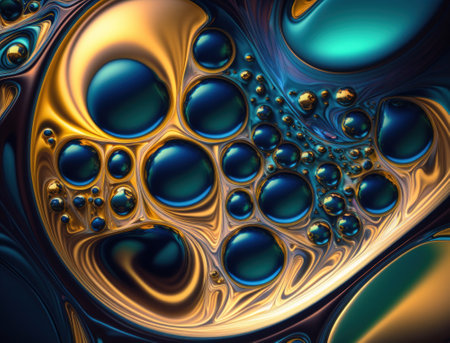 Marble stone texture background material with elements of semi-precious stones and gold created with Generative AI technologyの素材