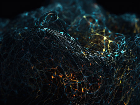 abstract fractal background a computer-generated 2D illustration, textureの素材